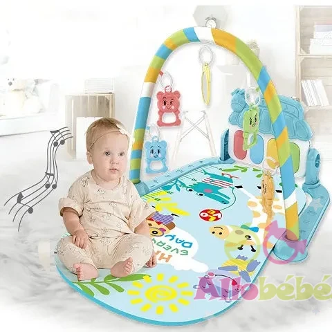 Tapis d’Éveil Piano Lumineux et Musical - Children's 1 Tapis d’Éveil Piano Lumineux et Musical – 5 Jouets Suspendus