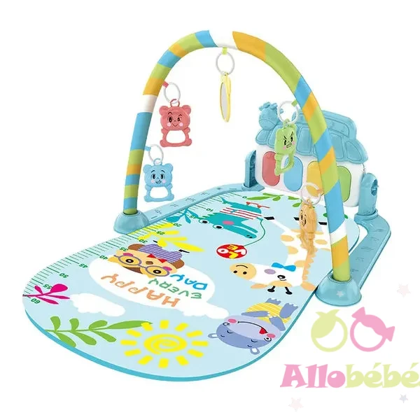 Tapis d’Éveil Piano Lumineux et Musical - Children's 3 Tapis d’Éveil Piano Lumineux et Musical – 5 Jouets Suspendus