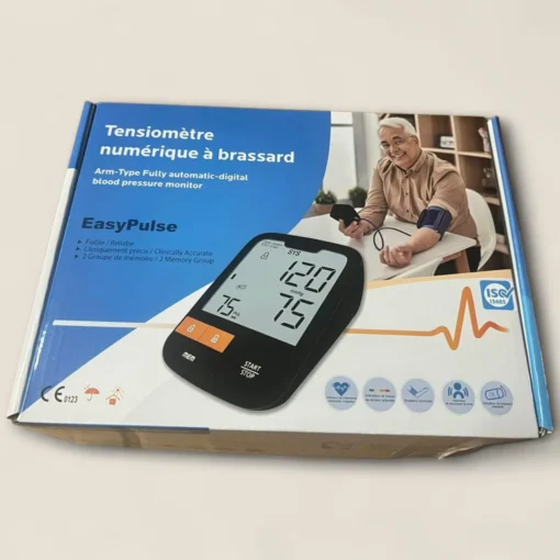 Tensiomètre Numérique à Brassard EasyPulse – Précision Clinique & Confort à Domicile