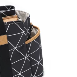 Sac à langer intemporel Triangle Noir– M&Y