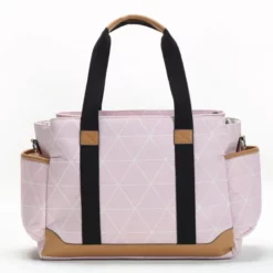 Sac à langer intemporel Triangle Rose – M&Y