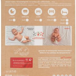Drap-housse 2 & 1 Lit & bébé antibacterial safe control - BimbiDreams
