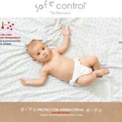 Drap-housse 2 & 1 Lit & bébé antibacterial safe control - BimbiDreams
