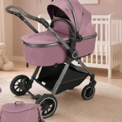 Kidilo poussette réversible siège face parents ou face route avec sac assorti