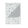 Couverture Double Face pois 80x110 casual llama Gris - BimbiDreams