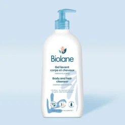 Gel lavant corps et cheveux Biolane 2-en-1 750ml – bain bébé doux dès la naissance