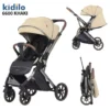 poussette kidilo air travel voyage reversible beige