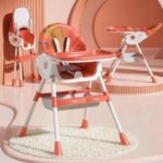 chaise-haute-rose