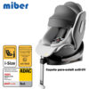 Siège Auto Rotatif Isofix I-Size Topline – Miber