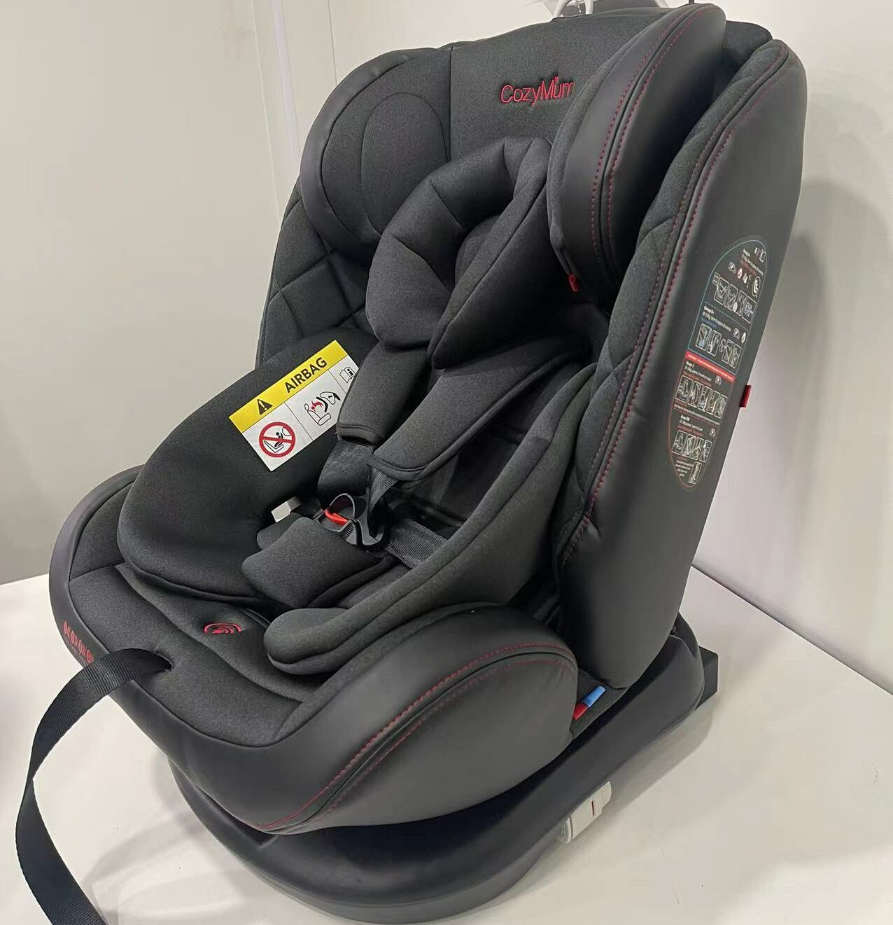 Siège auto Pivotant de la naissance jusqu'à 12ans Isofix - Gris