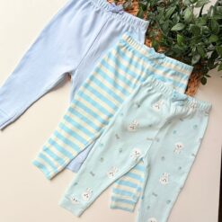 Pack 3 Pantalons Bébé : Coton Pur, Ultra-Doux & Jolis Designs