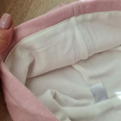 Manteau bébé à capuche ourson rose