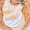 Lot de 3 Bavoirs en Coton Biorganic 100% Pur - Caramell