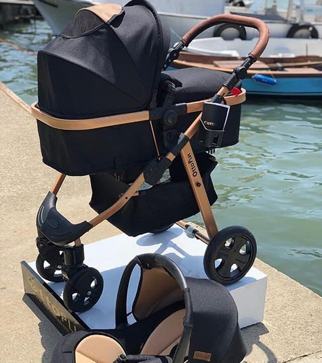 Poussette landau réversible en Tissu pour bébé - Otto Plus