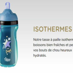 Tommee Tippee -Explora Tasse à paille isotherme Fille 12m+
