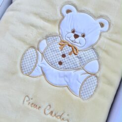 Couverture Bébé Polaire Velours épaisse Ourson - Pierre Cardin