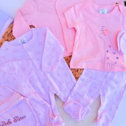 Pack Naissance 8 Pcs 100% Coton Pur - Little Sister