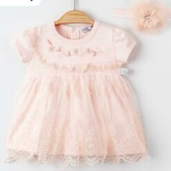 Robe d'été Dentelle en tulle Florale Bébé Fille