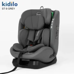 Kidilo ST-9 Siège Auto Évolutif i-Size Toutes Étapes – Naissance à 12 ans gris