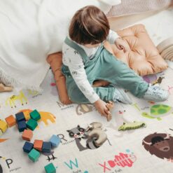 Tapis de jeu Animaux 150x150 cm - Hamur