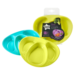 Tommee Tippee - 2 Assiettes à compartiments Explora 12m+