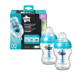 Lot de 2 Biberons Anticholique Avancé, 260 ml - Tommee Tippee