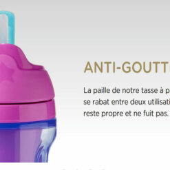 Tommee Tippee -Explora Tasse à paille isotherme Fille 12m+