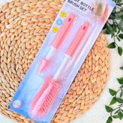 Brosse silicone 3-en-1 : Nettoyage Complet et Innovant Biberons et Accessoires