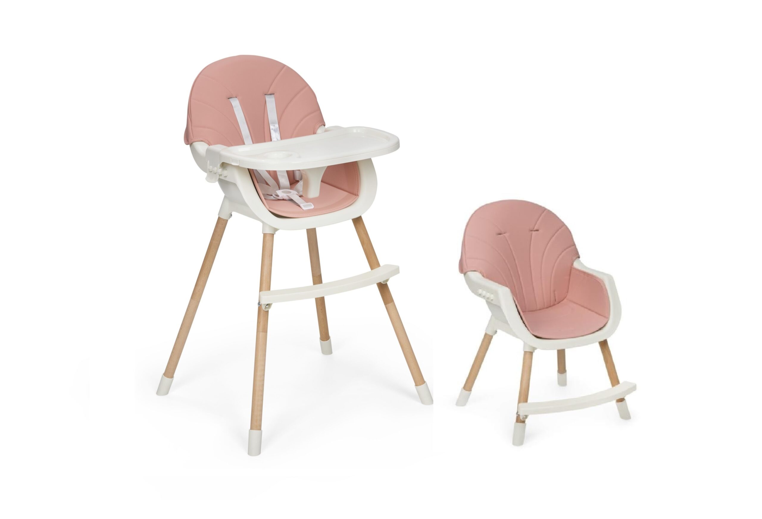 Chaise haute bébé Plein bois - Innovaciones MS