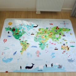 Tapis de jeu la carte du monde - Hamur
