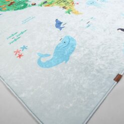 Tapis de jeu la carte du monde - Hamur