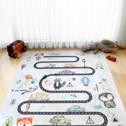 Tapis de jeu Circuit de voiture 120x160 cm - Hamur