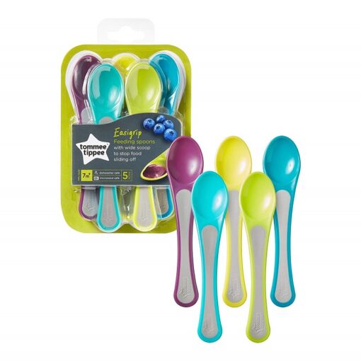 Tommee Tippee - Lot de 5 cuillères d'apprentissage 7M+