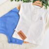 t-shirt et Short bébé confort Coton Organique 0-3mois - Caramell