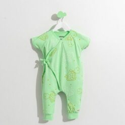 Grenouillère croisé vert Tortue unisexe 1 pcs - wowo