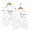 Barboteuse Bébé coton Love You – Confort Absolu
