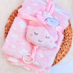 Couverture 75x100cm - Doudou Musical Vibrant Offert