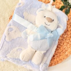 Couverture 75x100cm - Doudou Musical Vibrant Offert