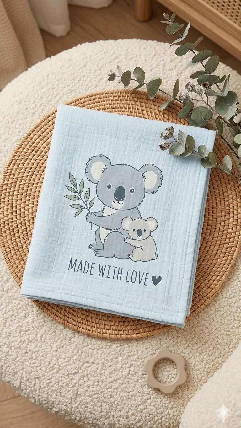 lange couverture mousseline bebe –