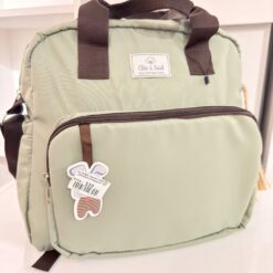 sac à langer à dos 2 en 1  multipoches - intemporel et fonctionnel