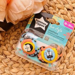 Pack de 2 sucettes Fun style 18-36 mois Bleu - Tommee Tippee