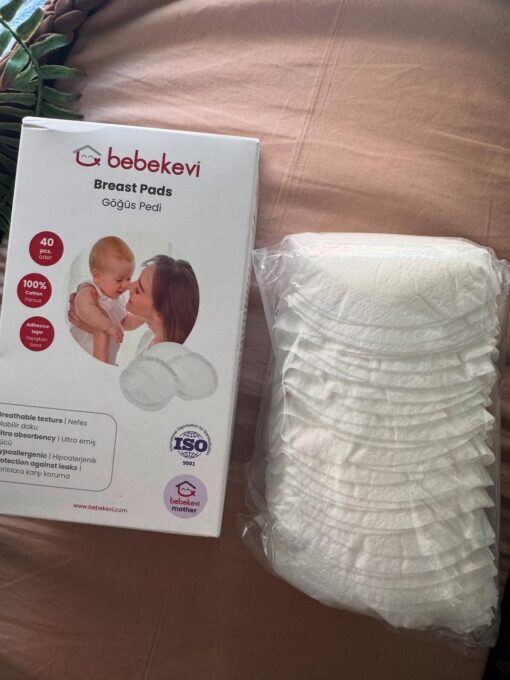 Coussinets d’Allaitement Jetables 40 pcs– Ultra-Doux Absorbants – Bebekevi