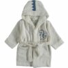 Peignoir à capuche dinosaure
