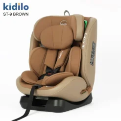 Siège auto Kidilo ST-9 Brown – dos à la route harnais 5 points i-Size