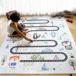 Tapis de jeu Circuit de voiture 120x160 cm - Hamur