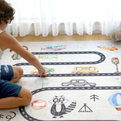 Tapis de jeu Circuit de voiture 120x160 cm - Hamur
