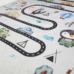 Tapis de jeu Circuit de voiture 120x160 cm - Hamur
