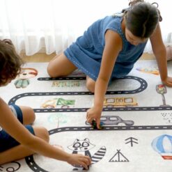 Tapis de jeu Circuit de voiture 120x160 cm - Hamur