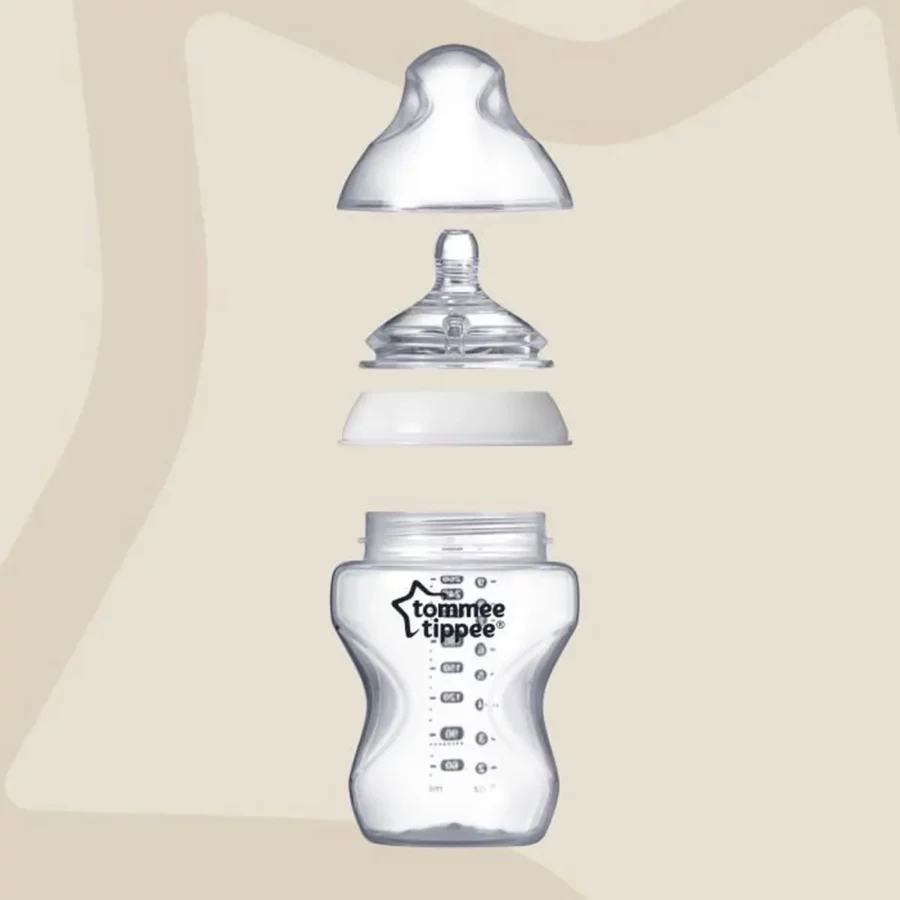 Tommee Tippee Biberon Kit Naissance Nouveau-Né Closer to Nature, Tétine  Imitant le Sein Maternel, Valve