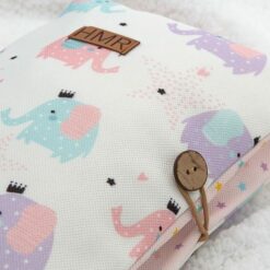 Trousse Organisateur essentiels bébé Eléphants girly - Hamur